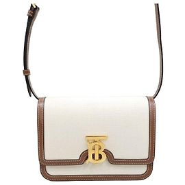Burberry Borsa a tracolla TV TB Canvas
