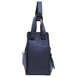 Loewe Piccola borsa Hammock classica in pelle di vitello blu navy