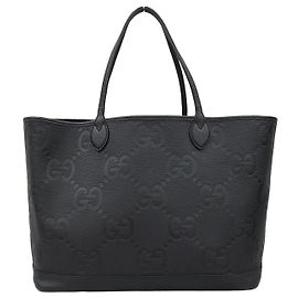 Gucci Nuova borsa shopper Jumbo Large in pelle nera