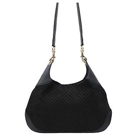 Gucci Neue GG Schultertasche aus Wildleder Large