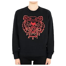 Roter Sweatshirt mit Tiger-Stickerei für Damen (Black) CMB - Kenzo