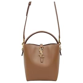 Borsa a tracolla a secchiello in pelle - Saint Laurent