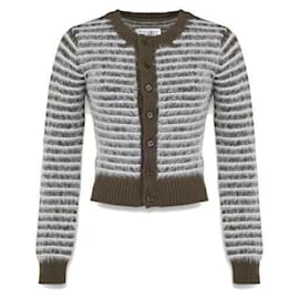 Cárdigan de lana a rayas - Maison Martin Margiela