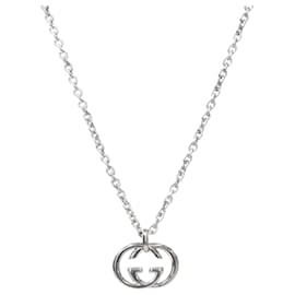 Interlocking Silberhalskette - Gucci