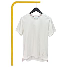 Camiseta de manga corta Three Stripes Blanca - Thom Browne