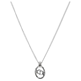 Collana tonda CD argento - Dior