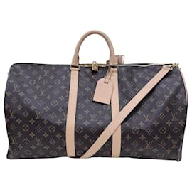 Borsa a tracolla Monogram Keepall Boston Nera - Louis Vuitton