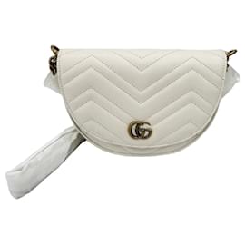 Gucci Borsa a Spalla Matelassé Half Moon Chain