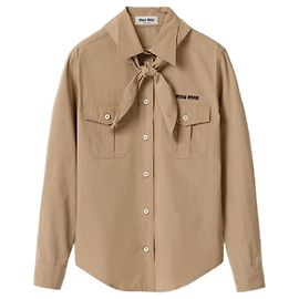 Miu Miu Chemise en popeline à motif foulard
