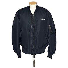 Burberry Nylon-Bomberjacke mit Logo-Print
