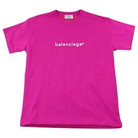 Balenciaga Logo T-Shirt Rosa