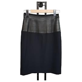 Burberry Falda de cuero