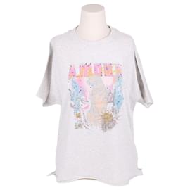 Graues T-Shirt mit Gepardenmuster für Damen - Zadig & Voltaire