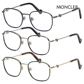 Montatura Occhiali Moncler Eyewear Lusso Quadrata Windsor Rim Metallo Leggero