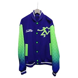 Varsity-Jacke aus Leder mit Mix-Gradient - Louis Vuitton