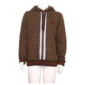 Monogramm-Streifen Baumwoll-Hoodie für Herren - Burberry