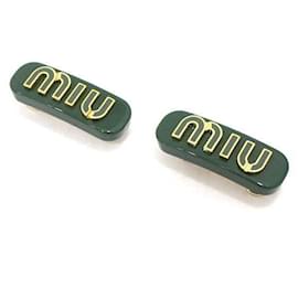 Haarspange mit Acryl-Schriftzug-Logo - Miu Miu