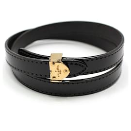 Bracciale con cinturino in pelle vernice Amaranthe Oro - Louis Vuitton