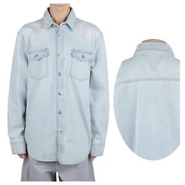 Bottega Veneta Camisa vaquera oversize con efecto lejía