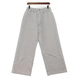 Dior Pantaloni della tuta in pile di cotone grigio