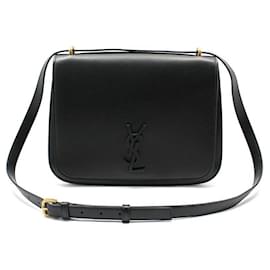 Borsa a tracolla Spontini Medium con monogramma nero - Saint Laurent