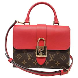 Louis Vuitton Borsa a tracolla Rocky BB con monogramma rosso