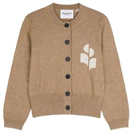 Newton Logo Cardigan Camel - Isabel Marant