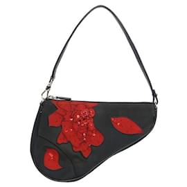 Borsa a tracolla Black Rose Saddle - Dior