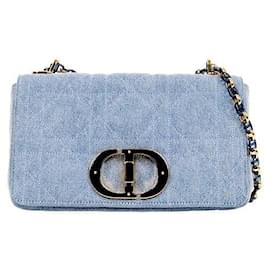 Dior Bolso de hombro Caro en denim tamaño Medium