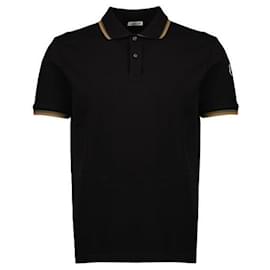 Polo-Shirt aus Baumwoll-Piqué mit Doppelkragen - Moncler