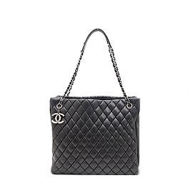 Chanel Bolsa Shopper e Bolsa de Ombro em Pele de Cordeiro Bubble