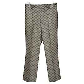 Pantalones rectos Monograma GG - Gucci