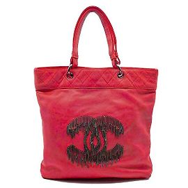 Chanel CC Cabaret Tote Bag mit Fransen und Kette