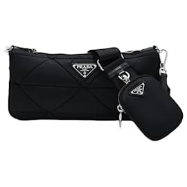 Borsa a tracolla imbottita in Re-Nylon RDJN - Prada