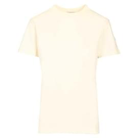 Baumwoll-T-Shirt mit Logo-Stickerei - Moncler