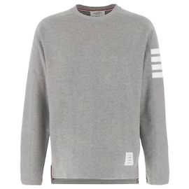 Thom Browne Langarm-T-Shirt aus Milano-Baumwolle