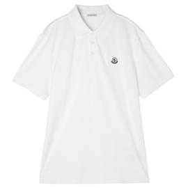 Moncler Polohemd aus Baumwoll-Piqué mit Logo-Patch