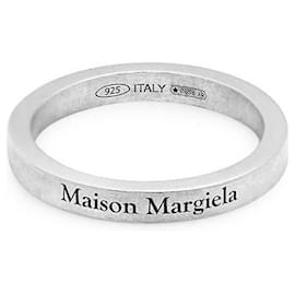 Anello in argento con incisione del logo - Maison Martin Margiela