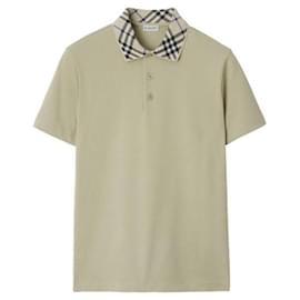 Burberry Baumwoll-Poloshirt mit kurzen Ärmeln