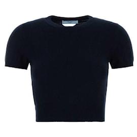 Cashmere-Pullover mit Rundhalsausschnitt - Prada