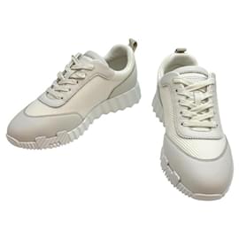 Bouncing Mesh Technique Blanc Damen Sneaker - Hermès