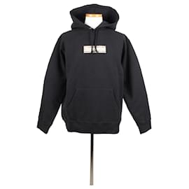 Burberry Box Logo Fleece Hoodie Sweatshirt Schwarz