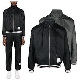 Ultima giacca rompevento in ripstop senza margine - Thom Browne