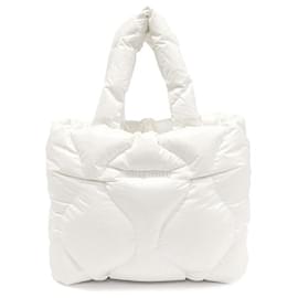 Bolso tote de nailon acolchado blanco - Miu Miu
