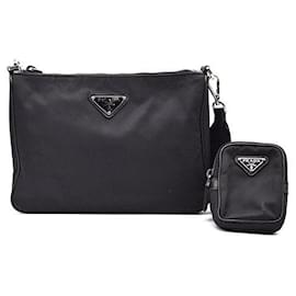Prada Borsa a tracolla in tessuto Re-nylon