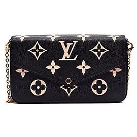 Louis Vuitton Pochette Felicie Monogram Bi-Color