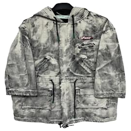Parka in denim Virgil Abloh Gablichite - Off White