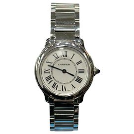 Cartier Must Longue Uhr aus Stahl