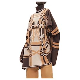 Brides de Gala Tartan Poncho - Hermès