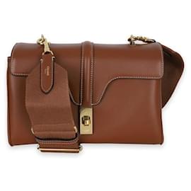 Céline Borsa a tracolla Classic in pelle di vitello naturale (Marrone)